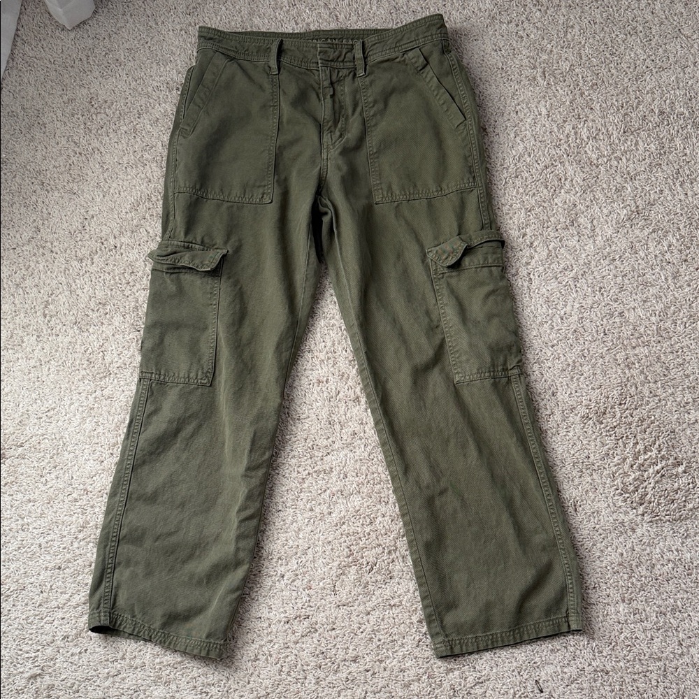 American Eagle Outfitters Green Cargo Pants. Washed and never worn.